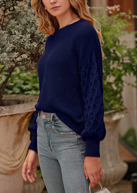 PRETTYGARDEN Women's Fall Pullover Sweater Casual Long Sleeve Loose Chunky Knit Tops Blouse Winter Fashion Clothing