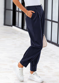 PRETTYGARDEN Womens Dress Pants Business Casual Trendy High Waisted Ankle Length Dressy Trousers Slacks Work Clothes