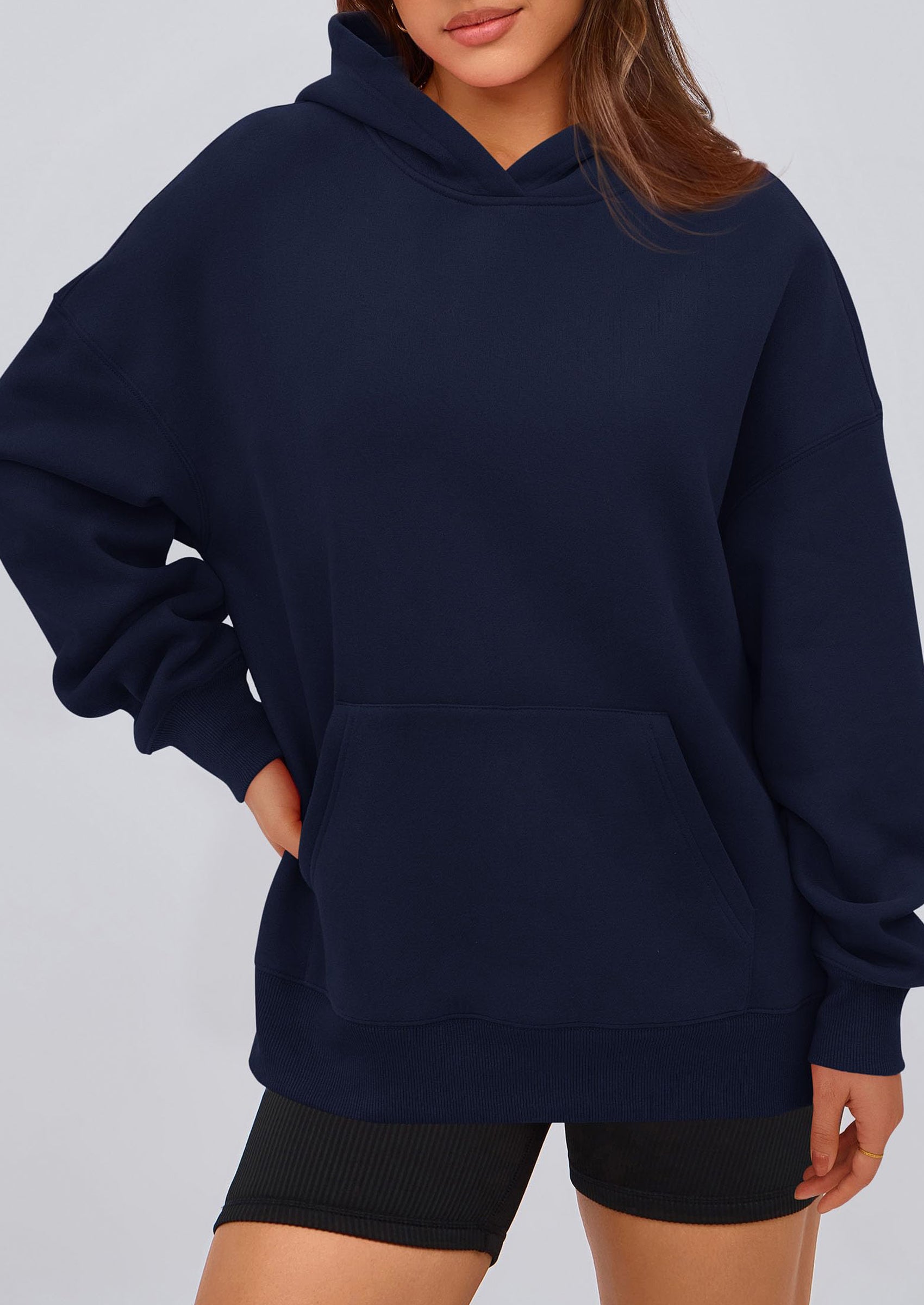 PRETTYGARDEN Womens Oversized Hoodies Fleece Hooded Sweatshirts Long Sleeve Pullover Tops Fall Outfits Winter Clothes