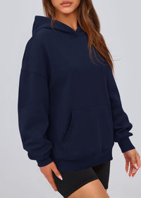 PRETTYGARDEN Womens Oversized Hoodies Fleece Hooded Sweatshirts Long Sleeve Pullover Tops Fall Outfits Winter Clothes