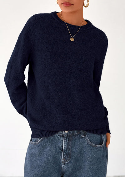 PRETTYGARDEN Womens Sweaters Fall Fashion Casual Crewneck Pullover Button Long Sleeve Cute Knit Tops Winter Clothes