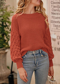 PRETTYGARDEN Women's Fall Pullover Sweater Casual Long Sleeve Loose Chunky Knit Tops Blouse Winter Fashion Clothing