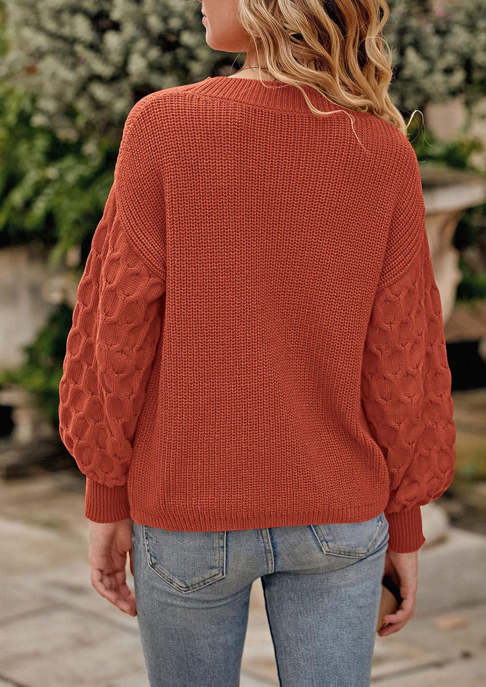 PRETTYGARDEN Women's Fall Pullover Sweater Casual Long Sleeve Loose Chunky Knit Tops Blouse Winter Fashion Clothing