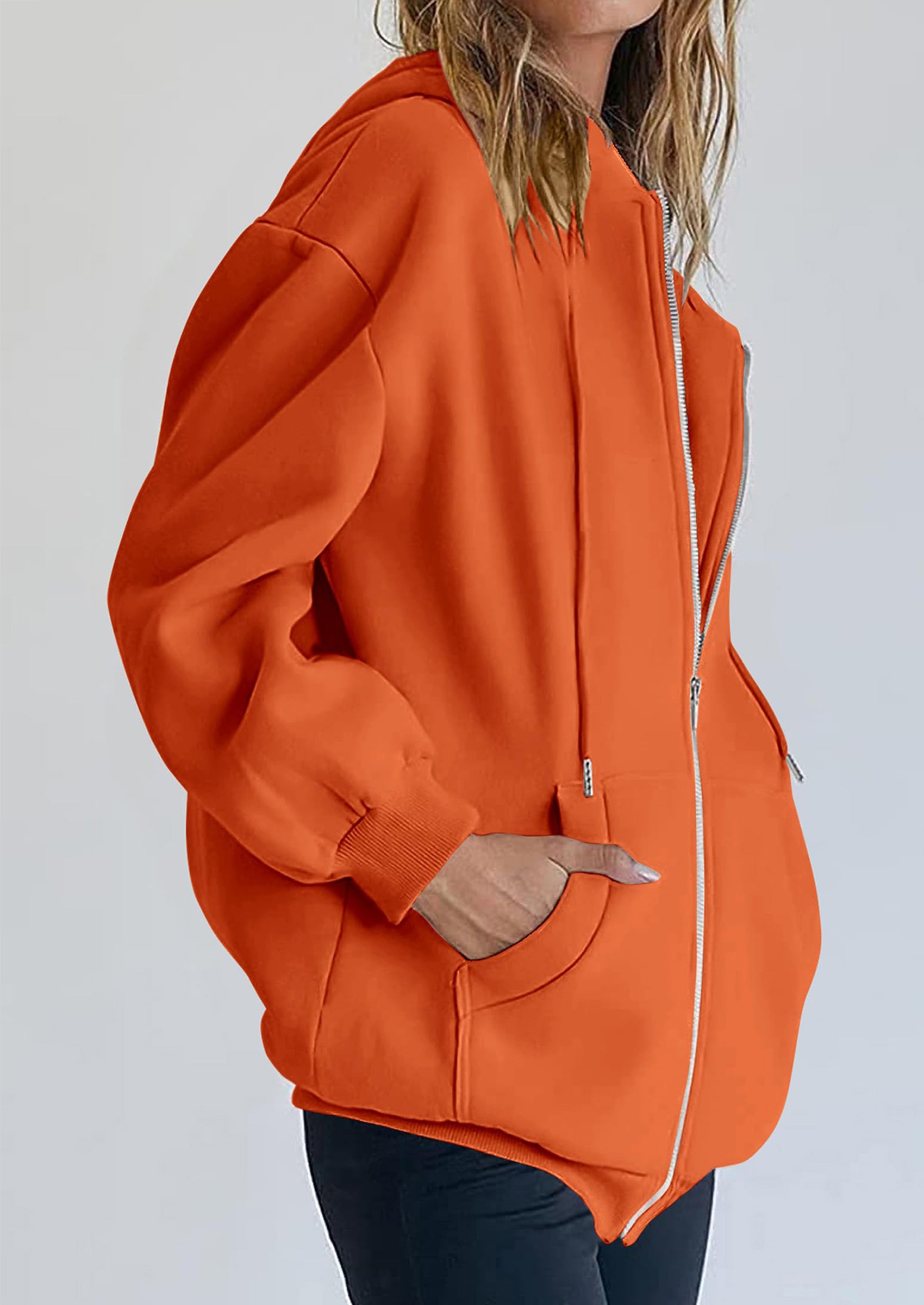 PRETTYGARDEN Women's Zip Up Y2K Hoodies Casual Long Sleeve Sweatshirts Fall Spring Track Jackets with Pockets