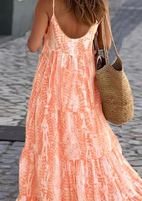 PRETTYGARDEN Women Summer Dresses Spaghetti Strap Scoop Neck Floral Maxi Dress Flowy Boho Long Sundress with Pockets