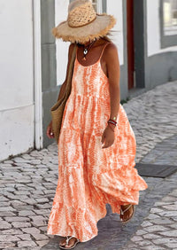 PRETTYGARDEN Women Summer Dresses Spaghetti Strap Scoop Neck Floral Maxi Dress Flowy Boho Long Sundress with Pockets