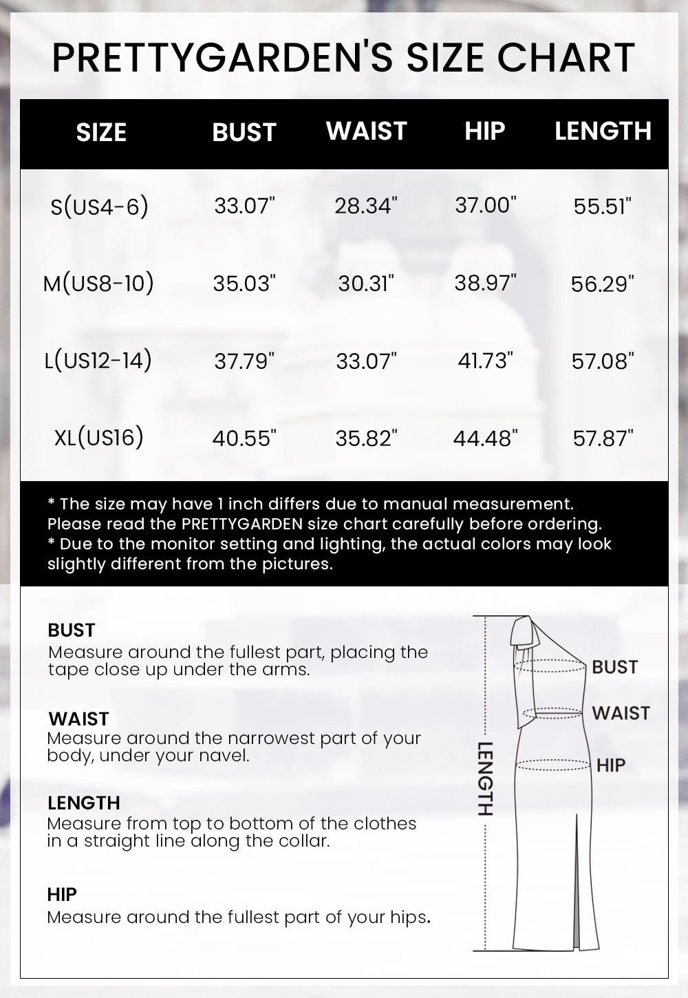 PRETTYGARDEN Summer One Shoulder Long Formal Women's Dress Sleeveless Ruched Bodycon Wedding Guest Slit Maxi Dresses