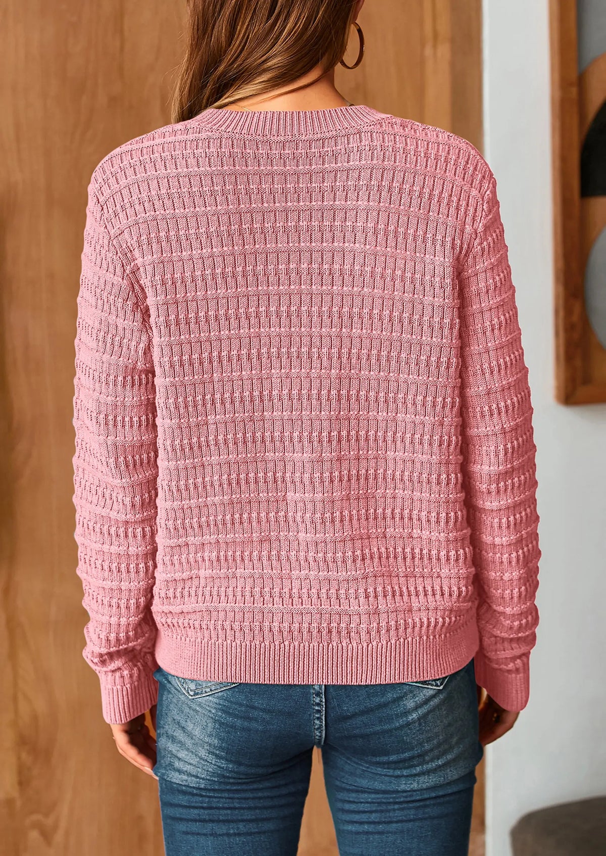 PRETTYGARDEN Women's Knit Cardigan Sweaters Casual Long Sleeve Open Front Button Down Trendy Jackets Outerwear - PRETTYGARDEN