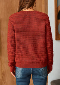 PRETTYGARDEN Women's Knit Cardigan Sweaters Casual Long Sleeve Open Front Button Down Trendy Jackets Outerwear - PRETTYGARDEN