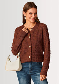 PRETTYGARDEN Women's Knit Cardigan Sweaters Casual Long Sleeve Open Front Button Down Trendy Jackets Outerwear PRETTYGARDEN