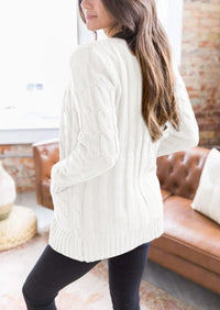 PRETTYGARDEN Women's Open Front Cardigan Sweaters Fall Fashion Button Down Cable Knit Chunky Winter Outerwear Coats PRETTYGARDEN