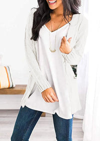 PRETTYGARDEN Women's Open Front Cardigan Sweaters Fall Fashion Button Down Cable Knit Chunky Winter Outerwear Coats PRETTYGARDEN