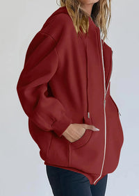 PRETTYGARDEN Women's Zip Up Y2K Hoodies Casual Long Sleeve Sweatshirts Fall Spring Track Jackets with Pockets PRETTYGARDEN