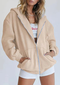 PRETTYGARDEN Women's Zip Up Y2K Hoodies Casual Long Sleeve Sweatshirts Fall Spring Track Jackets with Pockets PRETTYGARDEN