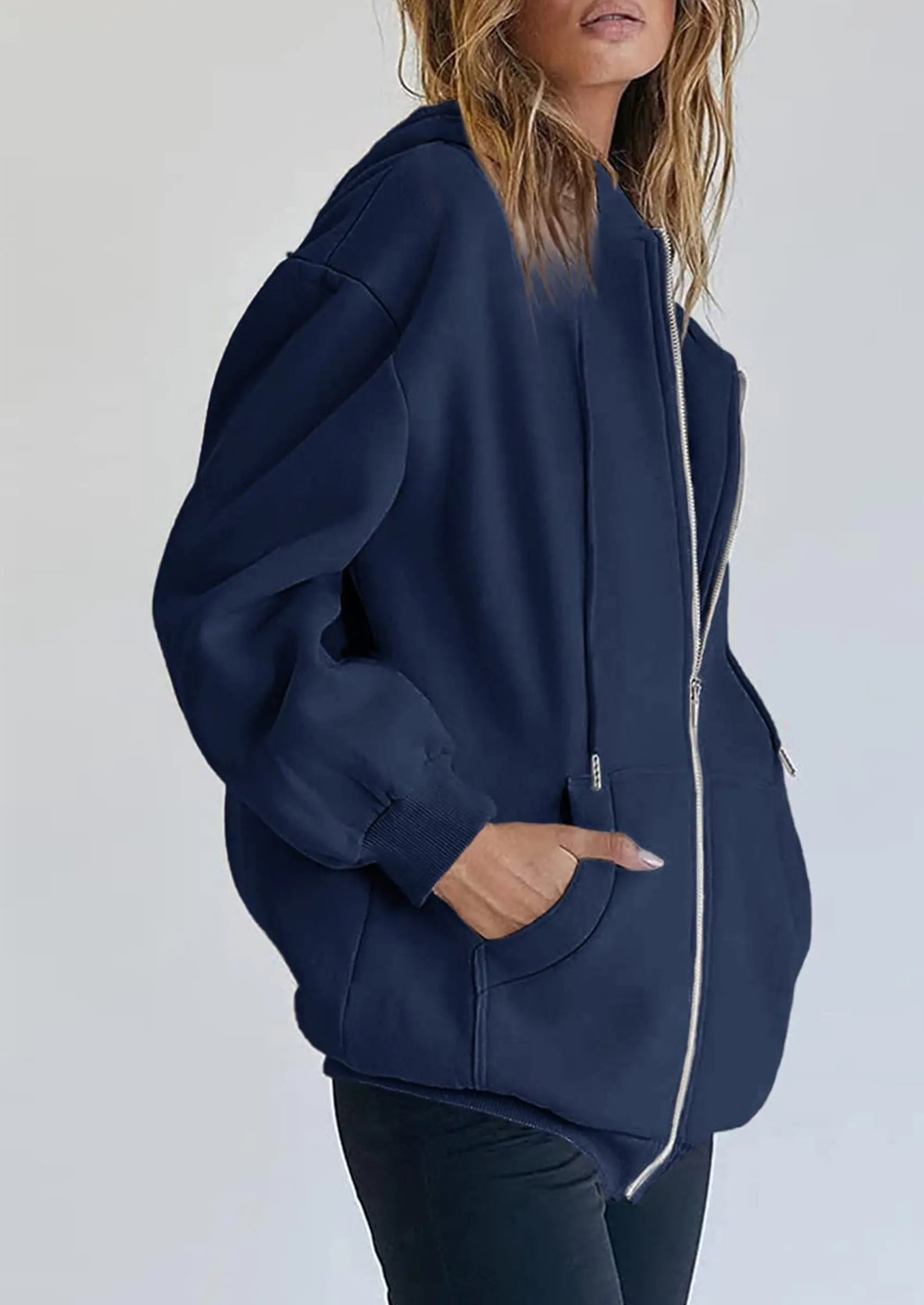 PRETTYGARDEN Women's Zip Up Y2K Hoodies Casual Long Sleeve Sweatshirts Fall Spring Track Jackets with Pockets PRETTYGARDEN