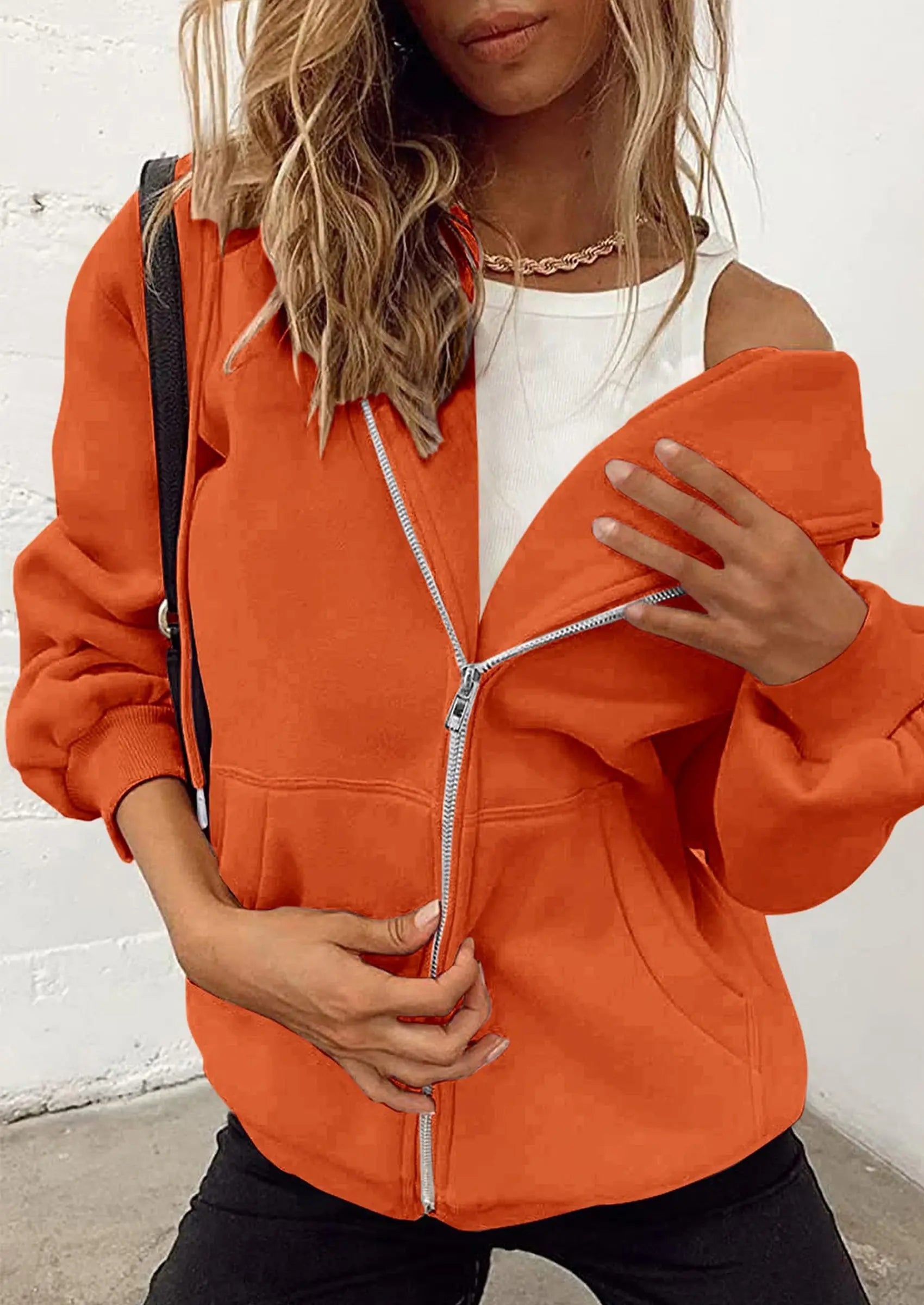 PRETTYGARDEN Women's Zip Up Y2K Hoodies Casual Long Sleeve Sweatshirts Fall Spring Track Jackets with Pockets PRETTYGARDEN
