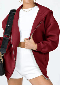 PRETTYGARDEN Women's Zip Up Y2K Hoodies Casual Long Sleeve Sweatshirts Fall Spring Track Jackets with Pockets PRETTYGARDEN