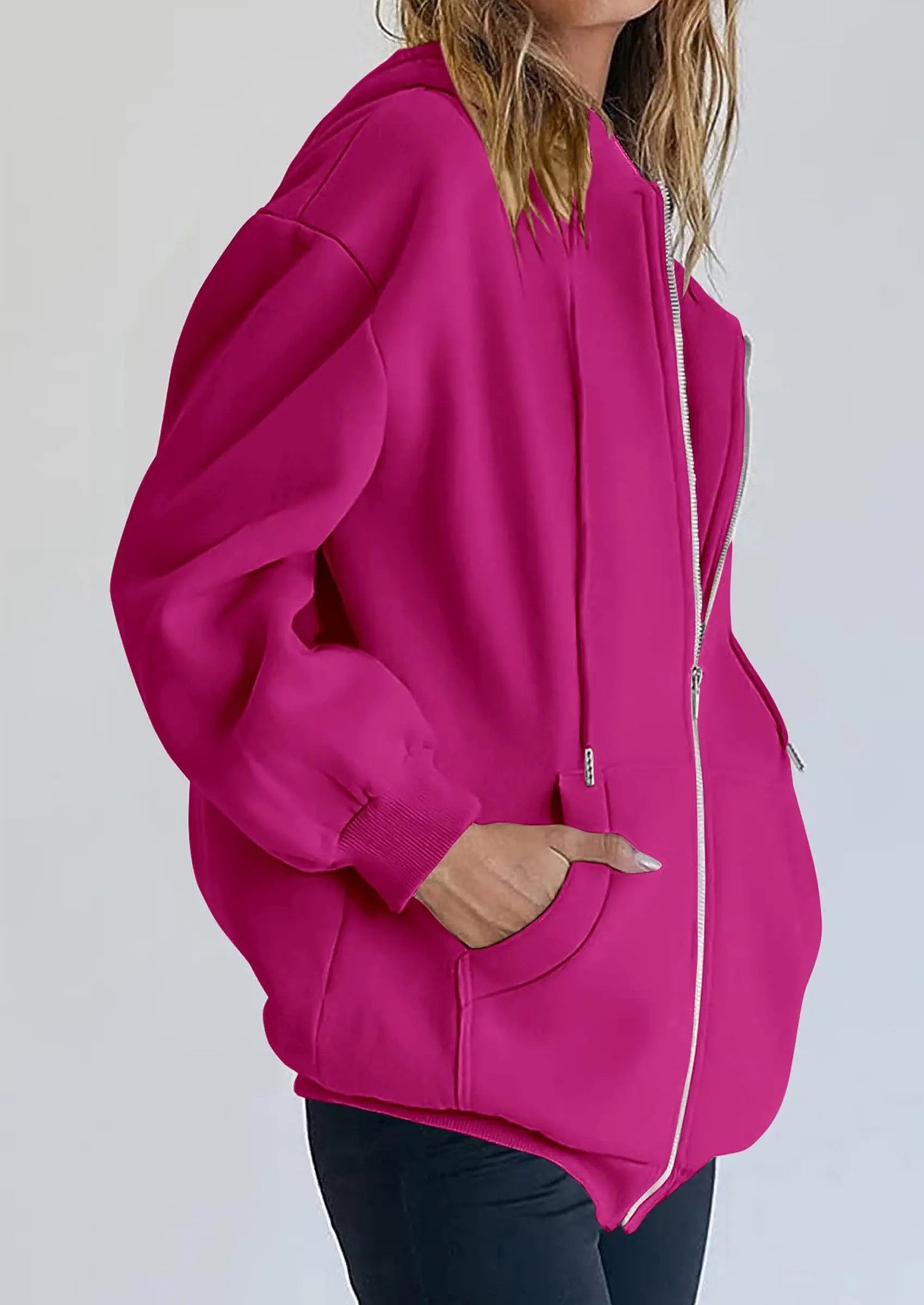 PRETTYGARDEN Women's Zip Up Y2K Hoodies Casual Long Sleeve Sweatshirts Fall Spring Track Jackets with Pockets PRETTYGARDEN