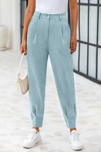 PRETTYGARDEN Womens Dress Pants Business Casual Trendy High Waisted Ankle Length Dressy Trousers Slacks Work Clothes - PRETTYGARDEN