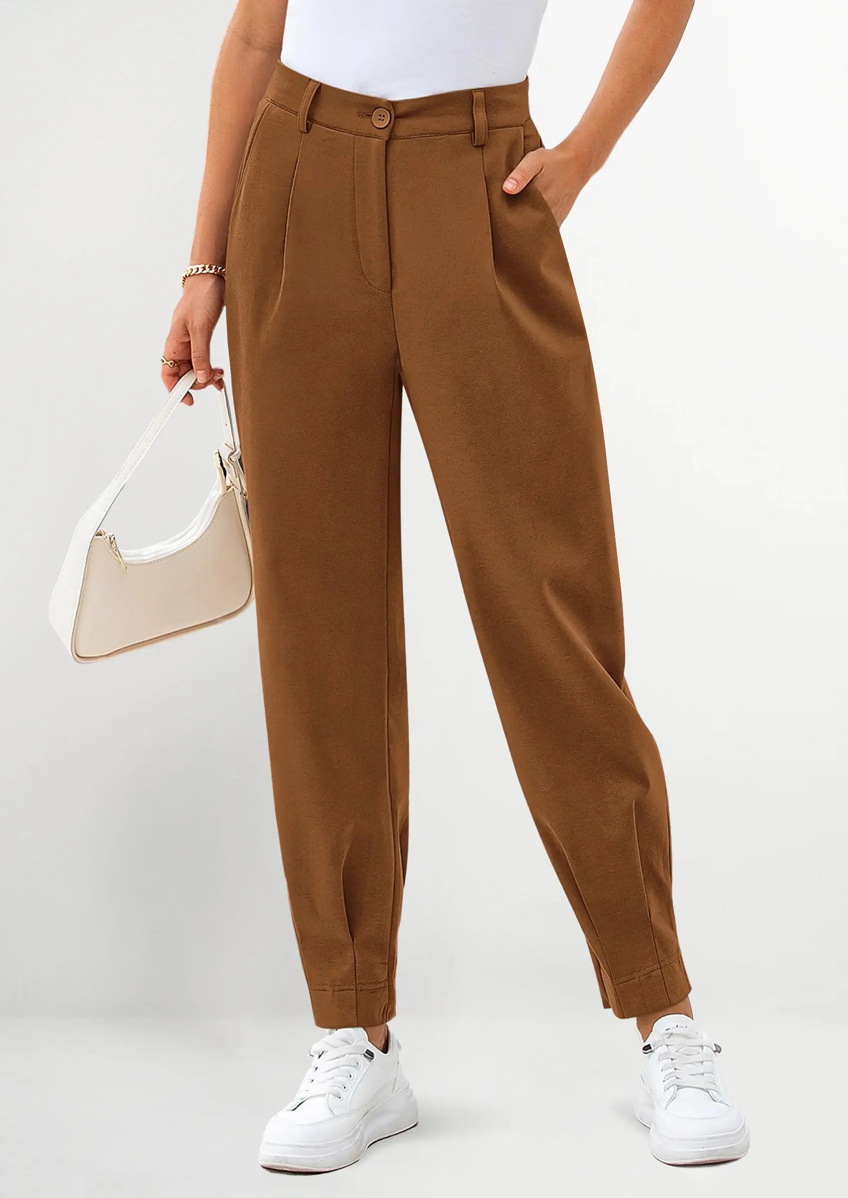 PRETTYGARDEN Womens Dress Pants Business Casual Trendy High Waisted An PRETTYGARDEN Womens Dress Pants Business Casual Trendy High Waisted An