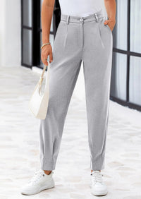 PRETTYGARDEN Womens Dress Pants Business Casual Trendy High Waisted Ankle Length Dressy Trousers Slacks Work Clothes PRETTYGARDEN