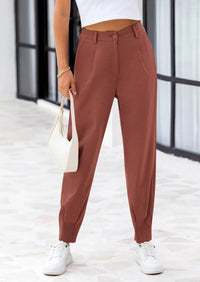 PRETTYGARDEN Womens Dress Pants Business Casual Trendy High Waisted Ankle Length Dressy Trousers Slacks Work Clothes - PRETTYGARDEN