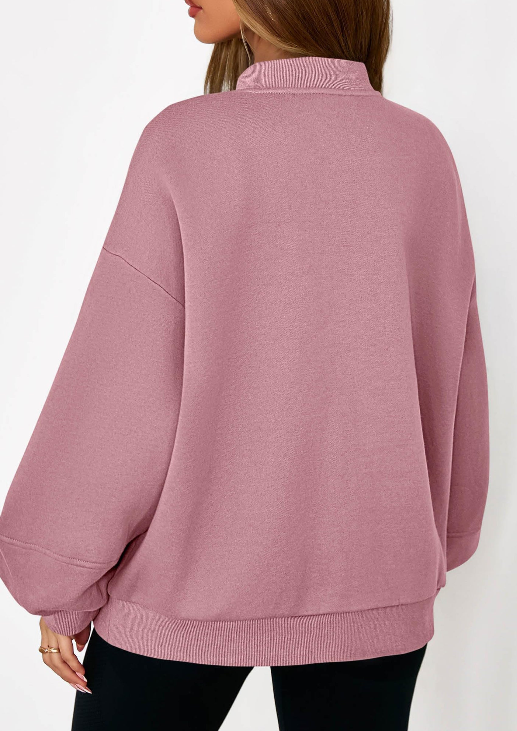 KIRUNDO Oversized Sweatshirt for Women Zip Up Bomber Jacket Fall Fashion Casual Long Sleeve Outerwear Winter Outfits PRETTYGARDEN