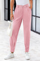 Summer High Waisted Ankle Length Trouser Slacks With Pockets