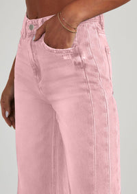 PRETTYGARDEN Wide Leg Jeans for Women Trendy High Waisted Stretchy Baggy Raw Hem Denim Palazzo Pants with Pockets