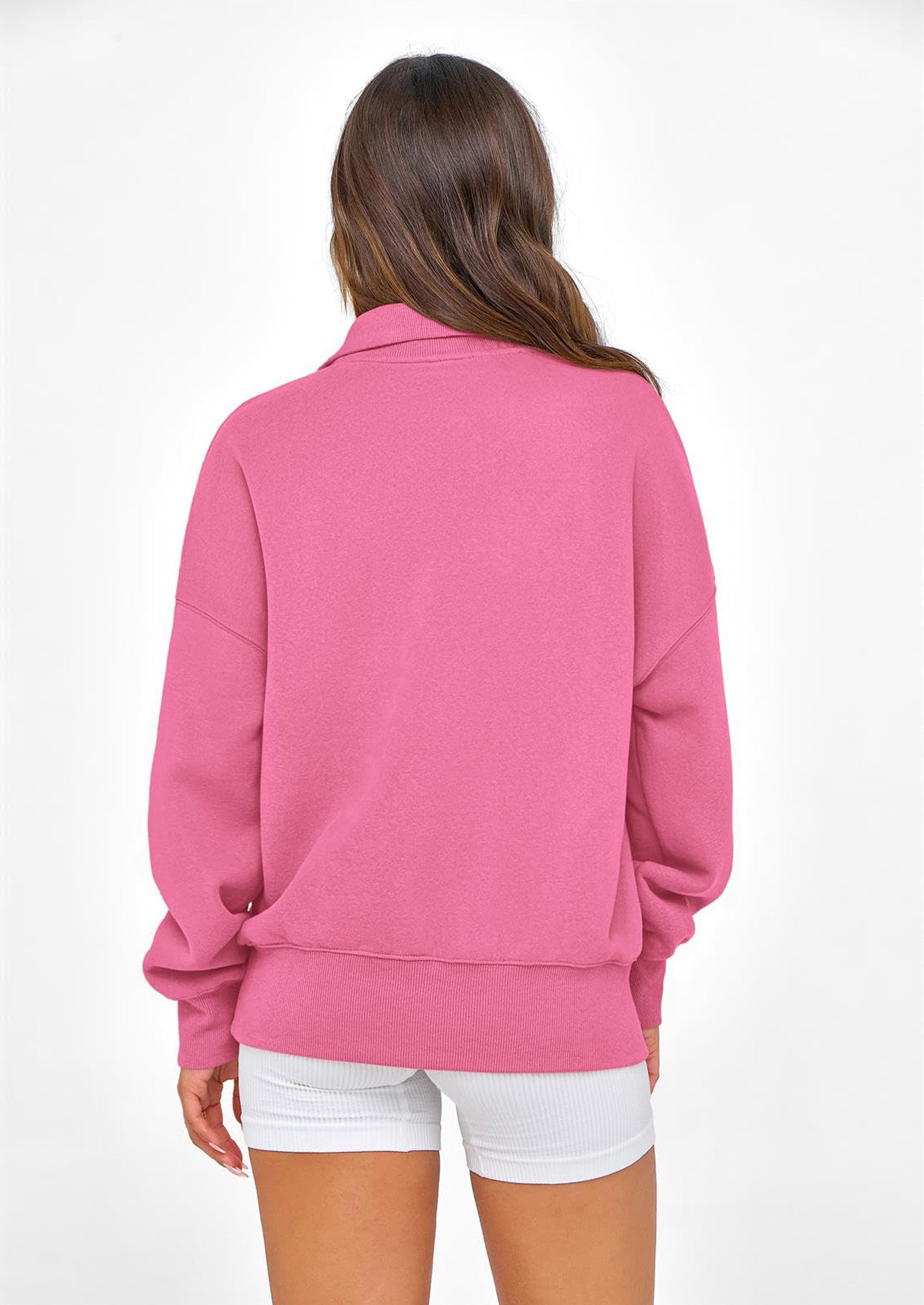 PRETTYGARDEN Womens Half Zip Oversized Sweatshirts Fleece Hoodies Trendy Long Sleeve Pullover Tops Y2k Spring Outfits