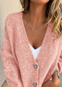 PRETTYGARDEN Cardigan Sweaters for Women Trendy Fall Long Sleeve Button Down Oversized Chunky Knit Sweater Outerwear