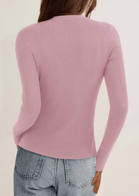 PRETTYGARDEN Womens Fall Cardigan Sweaters Lightweight Long Sleeve Button up Ribbed Knit Tops Winter Fashion Clothes