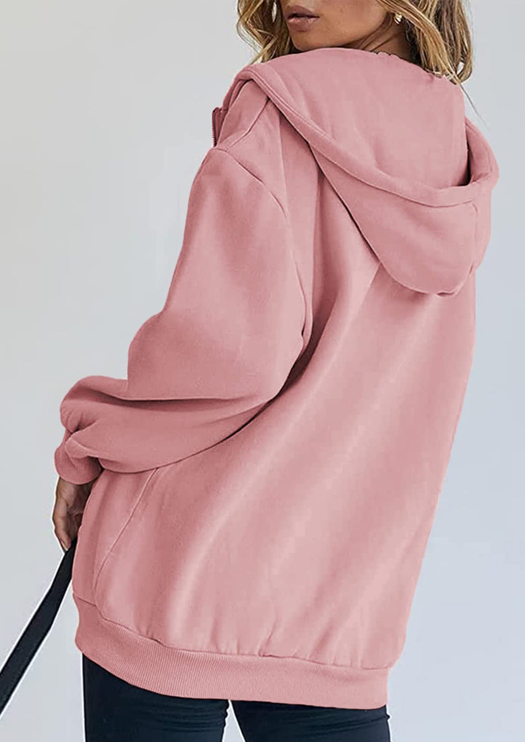 PRETTYGARDEN Women's Zip Up Y2K Hoodies Casual Long Sleeve Sweatshirts Fall Spring Track Jackets with Pockets