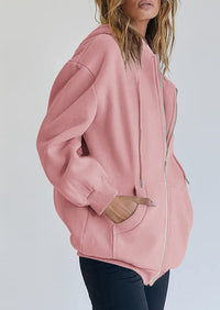 PRETTYGARDEN Women's Zip Up Y2K Hoodies Casual Long Sleeve Sweatshirts Fall Spring Track Jackets with Pockets