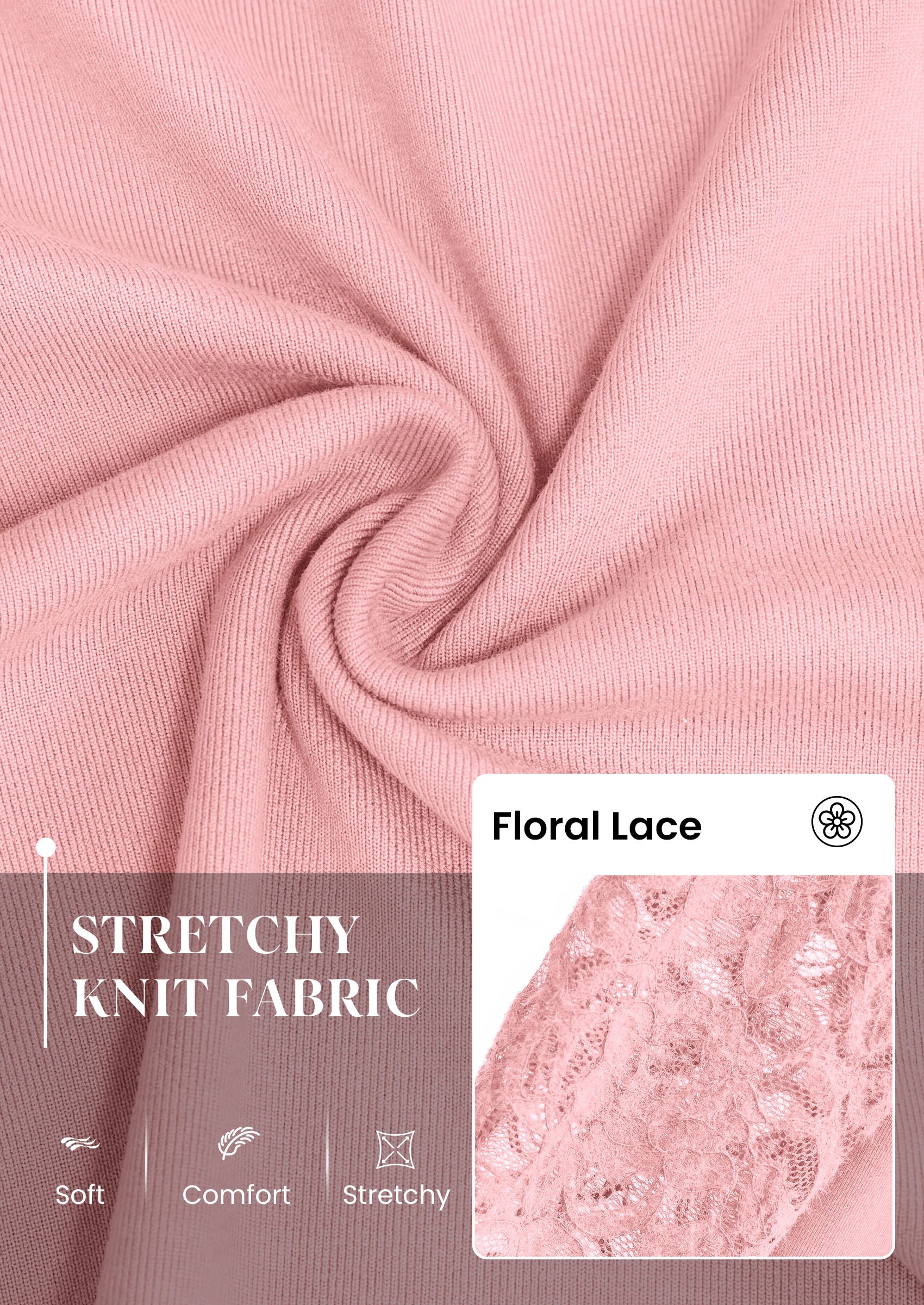 PRETTYGARDEN Sheer Lace Raglan Long Sleeve Shirts for Women | Soft Stretchy Knit,See Through Floral Sleeves,Crewneck Fitted Tshirts,Daily Going Out Tops,Office Layer,Fall Fashion Clothing
