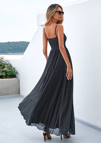 PRETTYGARDEN Women's Floral Maxi Dress Summer Outfits Spaghetti Strap Flowy Long Sundress Beach Vacation Boho Dresses PRETTYGARDEN