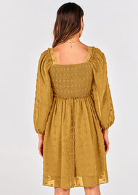 BTFBM Womens Long Sleeve Dress Vacation Square Neck Smocked Floral Swiss Dot Mini Boho Spring Wedding Guest Dresses 2026 PRETTYGARDEN