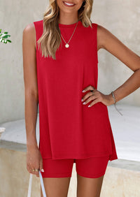 PRETTYGARDEN 2 Piece Sets for Women Summer Matching Lounge Shorts Set Resort Airport Travel Loungewear Outfits Clothing