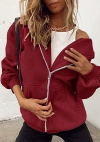 PRETTYGARDEN Women's Zip Up Y2K Hoodies Casual Long Sleeve Sweatshirts Fall Spring Track Jackets with Pockets