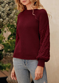 PRETTYGARDEN Women's Fall Pullover Sweater Casual Long Sleeve Loose Chunky Knit Tops Blouse Winter Fashion Clothing