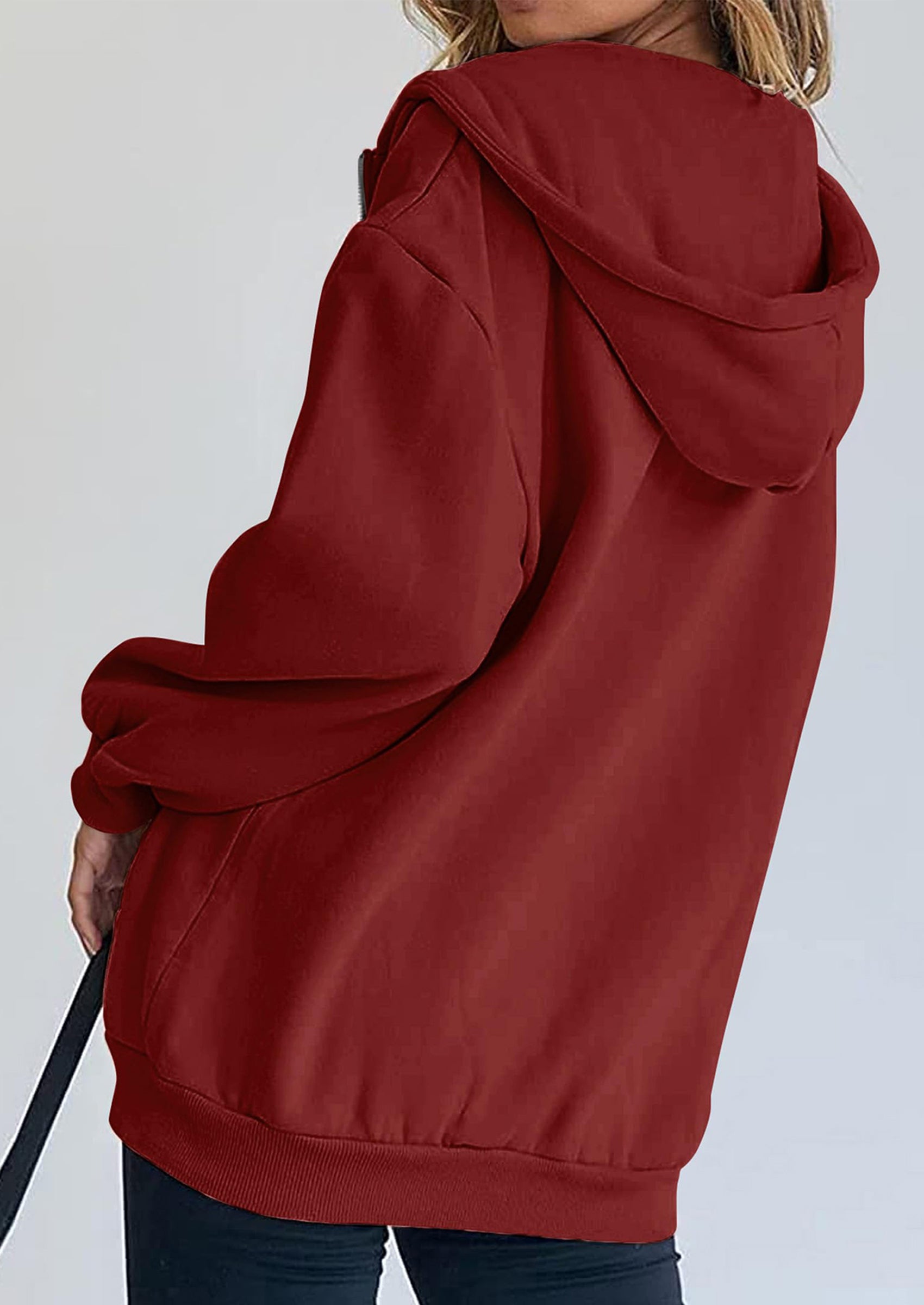 PRETTYGARDEN Women's Zip Up Y2K Hoodies Casual Long Sleeve Sweatshirts Fall Spring Track Jackets with Pockets