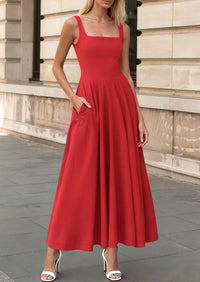 PRETTYGARDEN Cocktail Dresses for Women Formal 2026 Summer Sleeveless A Line Long Flowy Spring Wedding Guest Party Midi Dress PRETTYGARDEN