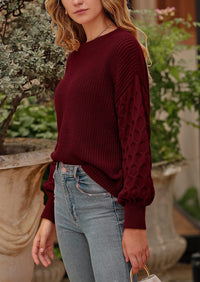 PRETTYGARDEN Women's Fall Pullover Sweater Casual Long Sleeve Loose Chunky Knit Tops Blouse Winter Fashion Clothing