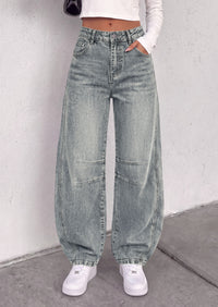 PRETTYGARDEN Womens Bootcut Denim Jeans Wide Leg Pants | Stretchy, High Waisted Rise, Flare Bell Bottom, Pockets, Trendy Casual, Going Out Outfits, Fall Winter Fashion Clothing