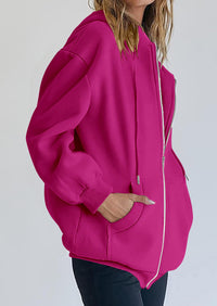 PRETTYGARDEN Women's Zip Up Y2K Hoodies Casual Long Sleeve Sweatshirts Fall Spring Track Jackets with Pockets