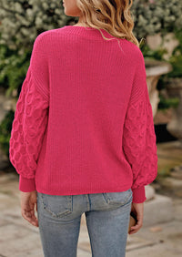 PRETTYGARDEN Women's Fall Pullover Sweater Casual Long Sleeve Loose Chunky Knit Tops Blouse Winter Fashion Clothing