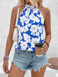 PRETTYGARDEN Halter Tops for Women Summer High Neck Boho Tank Top Sleeveless Beach Vacation Clothes Casual Blouse Shirts PRETTYGARDEN