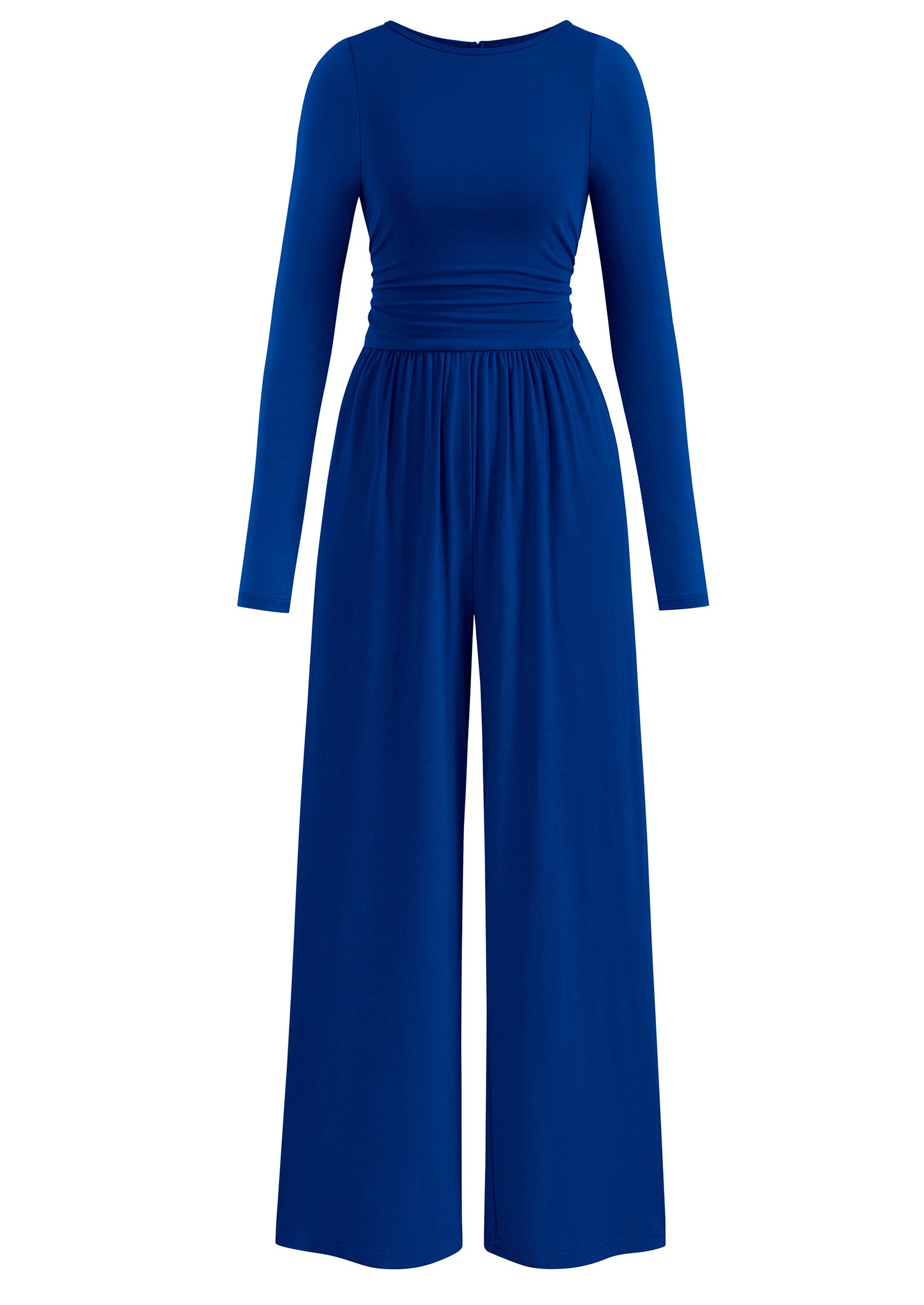 PRETTYGARDEN One Piece Jumpsuits for Women Dressy Casual Long Sleeve Crewneck Wide Leg Romper Overalls Spring Outfits 2026