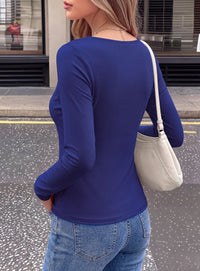 PRETTYGARDEN Cowl Neck Tops for Women Fashion Long Sleeve Shirt  Comfy Ruched Shirts, Soft Lightweight Knit, Chic Cowl Neck Top, Casual Going Out Outfits, Fall Winter Trendy Clothes