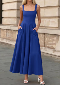 PRETTYGARDEN Cocktail Dresses for Women Formal 2026 Summer Sleeveless A Line Long Flowy Spring Wedding Guest Party Midi Dress PRETTYGARDEN